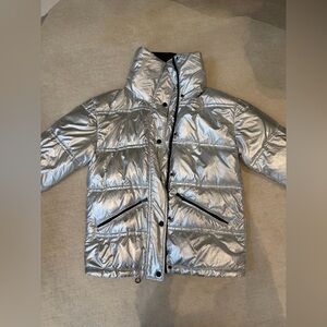 BCBGMaxAzria Metallic Gray Jacket